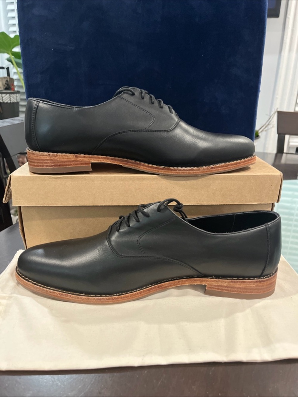 Nisolo Black Leather Everyday Oxford 12.5